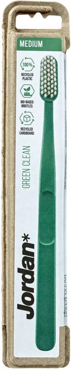 12x Jordan Tandenborstel Green Clean Medium