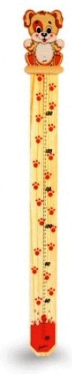 Groeimeter hond hout | Bartolucci