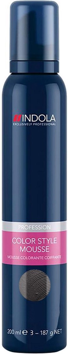 Indola - Color Style Mousse - Black - 200 ml