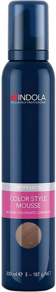 Indola - Color Style Mousse - Light Brown - 200 ml