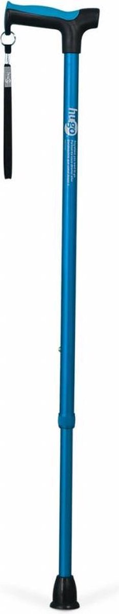 Hugo® Wandelstok met Derby handvat - aqua - Hugo