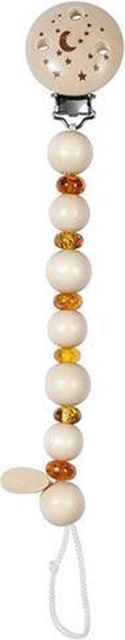 Heimess Fopspeenketting Barnsteen 21cm