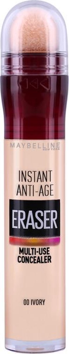 3x Maybelline Instant Anti Age Eraser Concealer 00 Ivory