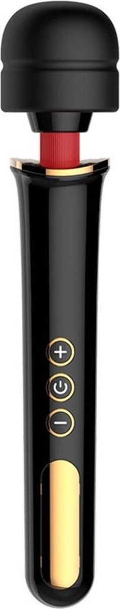 Wand Massager-  Vibrator- Ultra Sterk - -Groot-  USB Oplaadbaar - Zwart- 20 Functies - Cadeau Tip!
