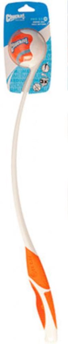 Chuckit Werpstok Met Bal Pro 25m 64 Cm Wit/oranje