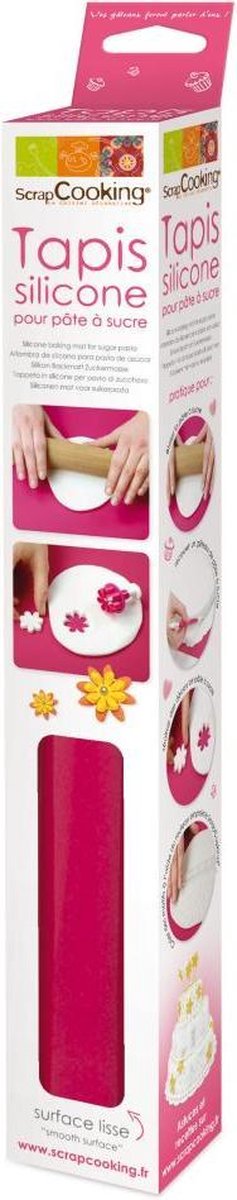 Scrapcooking - Siliconen Mat - Flexibele Anti-Aanbakvorm - Roze - 40cm x 30cm