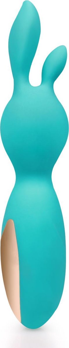 Trendy Clitoris Vibrator - Rabbit Vibrator met Penetratie – Veelzijdige Vibrator voor Vrouwen 16 cm - Turquoise