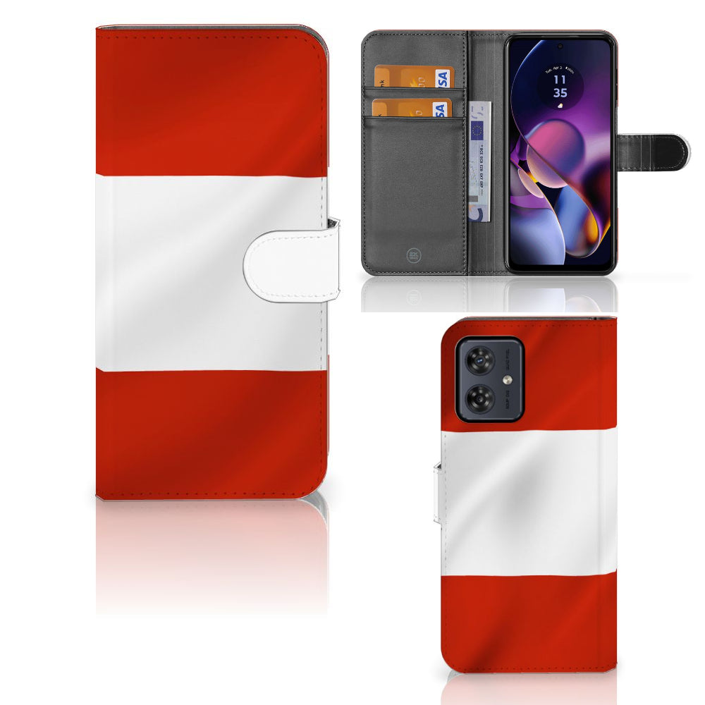 Motorola Moto G54 | Bookstyle Case | Oostenrijk