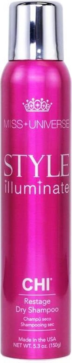 CHI Miss Universe Style Illuminate Restage Droogshampoo - Droogshampoo vrouwen - Voor Fijn en slap haar - 150 gr