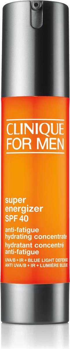 Clinique For Men Super Energizer Anti-Fatigue Hydrating Concentrate SPF40 vochtinbrengende crème gezicht Mannen 48 ml