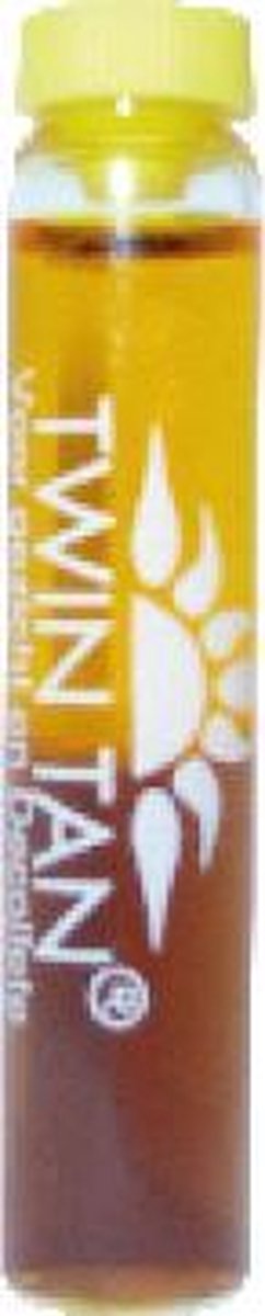 Twin Tan 2 fasen Bronzer+ Melanine ampul 4x 2ml (4-pack) Zonnebankcrème