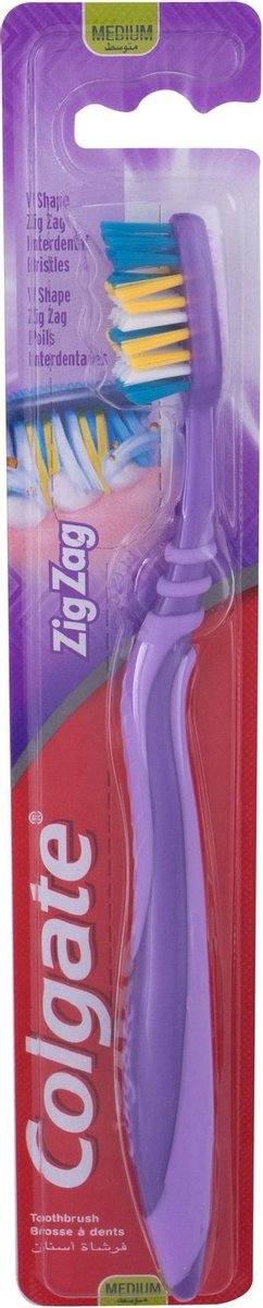 Colgate - Zigzag Medium Toothbrush - Toothbrush