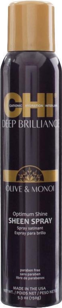 CHI Deep Brilliance Olive & Monoi Optimum Shine Sheen Spray 157ml
