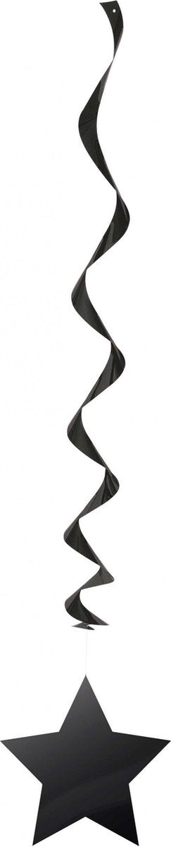 Haza Original Swirlslingers Met Ster Zwart 60 Cm 3-stuks