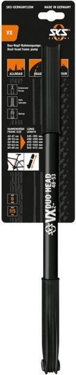 Sks VX Framepomp - Uitvoering klemlengte: 455 - 505 mm