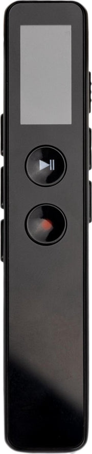 Digitale Voice Recorder - Dictafoon - Spraakrecorder - Audio Recorder  - 16GB Interne Opslag - Inclusief Oortjes - USB Oplaadbaar- Compact Mini Formaat - Audio in MP3 of WAV met Ruisonderdrukking - Draadloze Memo Recorder - Zwart