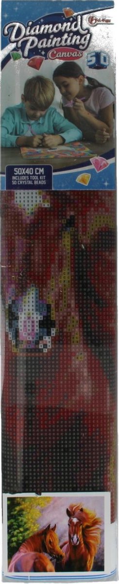 Toy-Toys Diamond Painting Paarden 40X50cm