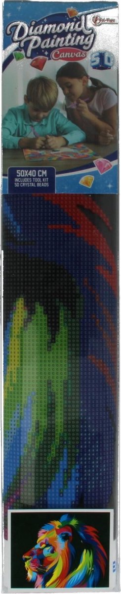 Toy-Toys Diamond Painting Leeuw 40x50cm