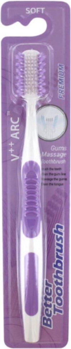 Better Toothbrush Tandenborstel Premium Soft Paars