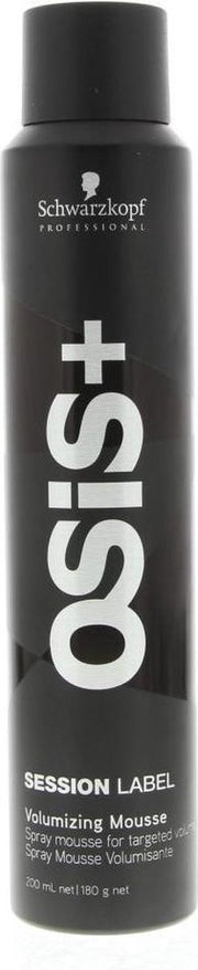 Schwarzkopf Session Label Osis+ Volumizing Mousse Spray Mousse For Targeted Volume 200ml