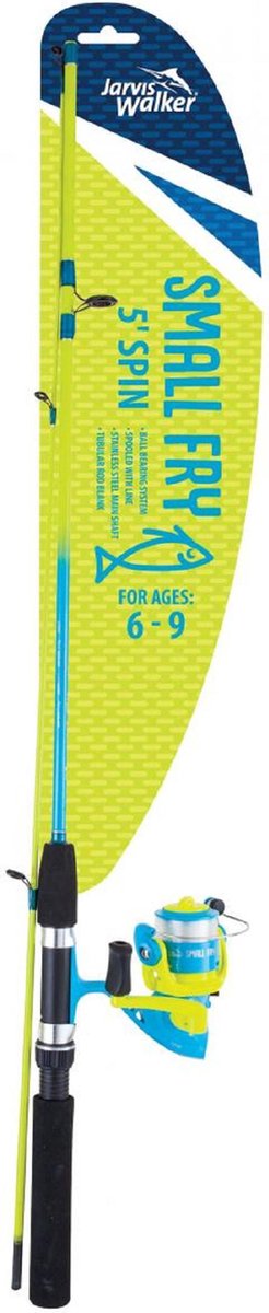 Jarvis Walker Small Fry 5" Spin Combo Blue/Green