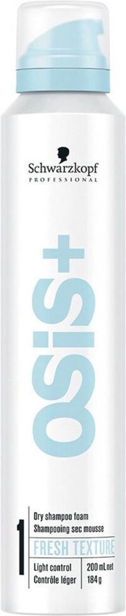 Schwarzkopf Osis Fresh Texture - Dry Shampoo Foam 200ml - Droogshampoo vrouwen - Voor Normaal haar