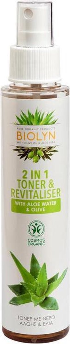 Gezichtsspray - Onmiddellijke hydratatie - Met kamille - Salie- Biologische Aloë Vera- Onzuiverheden en make-up verwijderen -  Biolyn