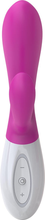ZINI - Dew Rabbit Vibrator Plum & White