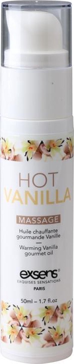 Verwarmende Massage Olie Met Smaak - Vanille