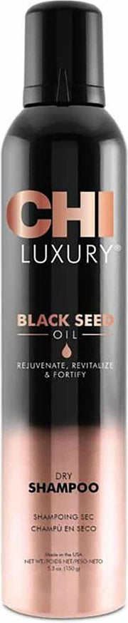 CHI Luxury Black Seed Oil Droogshampoo 150gr - Droogshampoo vrouwen - Voor Beschadigd haar/Dik haar/Droog haar/Fijn en slap haar/Gekleurd haar/Krullend haar/Pluizig haar/Verzwakt en breekbaar haar/Vet haar - 150 gr