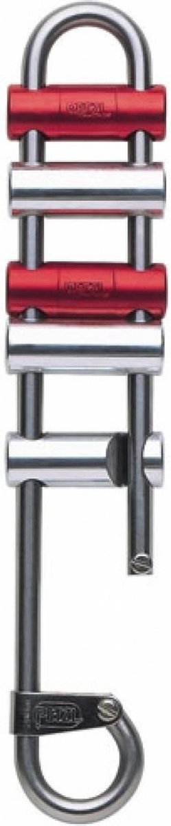 Petzl Rack Afdaal acht grijs/rood