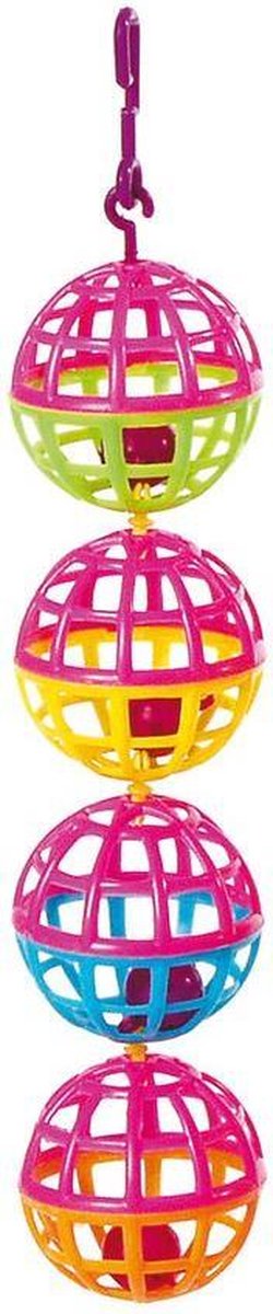 4 balls with bell approx. 18 cm bird´s world