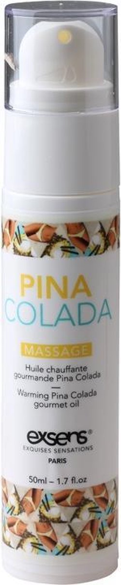 Verwarmende Massage Olie Met Smaak - Pina Colada