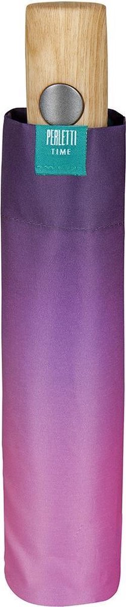 Perletti Mini-paraplu Ombré Automatisch 96 Cm Fiberglas Paars