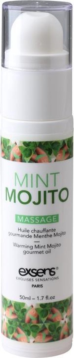 Verwarmende Massage Olie Met Smaak - Mojito