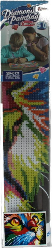 Toy-Toys Diamond Painting Kat 40x50cms