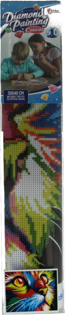 Toy-Toys Diamond Painting Kat 40x50cms
