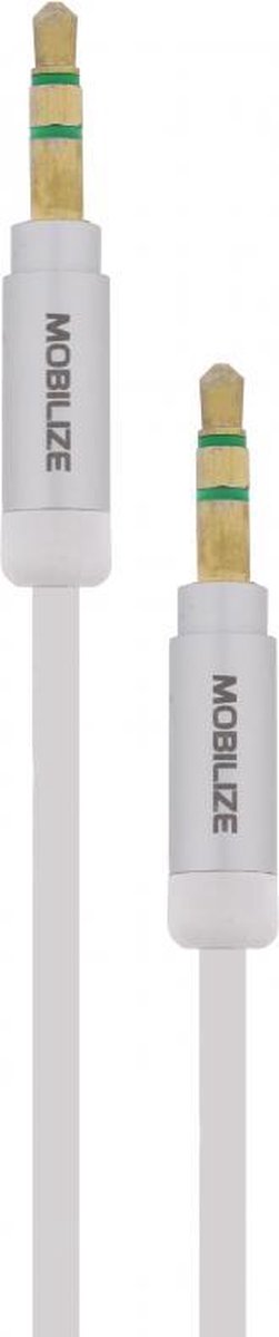 Audio Cable 3.5mm. White - Mobilize