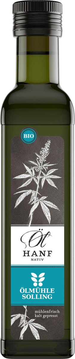 Hennepzaadolie 250ml (koudgeperst en biologisch)