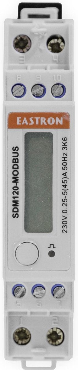 SDM120 Modbus MID - 1 Fase kWh met Modbus (MID gekeurd)