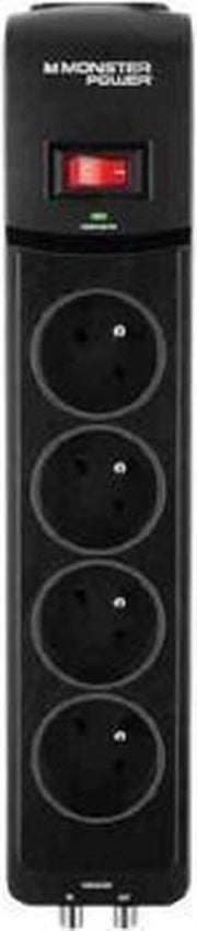 Monster Cable PowerCenter 400 4AC outlet(s) 1.8m Zwart Overspanningsbeveiliging