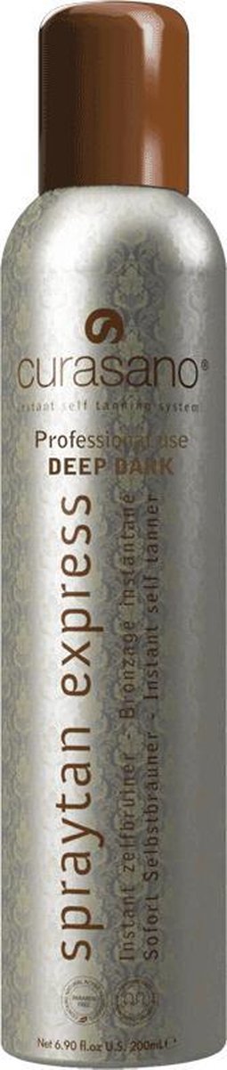 Curasano Spraytan Zelfbruiner Tanning Deep Dark 200 ml.