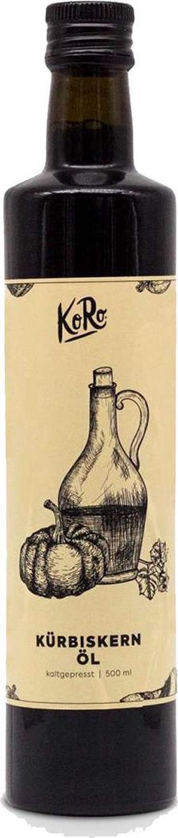 KoRo | Biologische pompoenzaadolie ongeroosterd | 500 ml