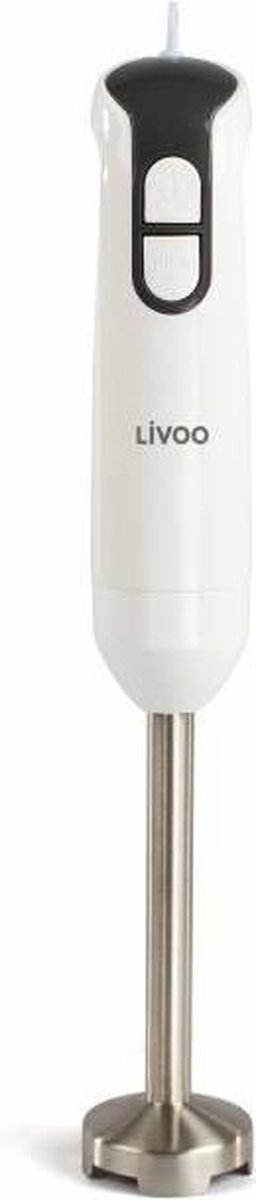LIVOO DOP204W-staafmixer 400W - wit + grijs