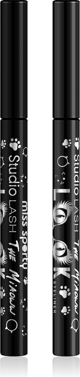 Miss Sports - Studio Lash The Miaoww Eyeliner For Drawings 01 Black 1.6Ml
