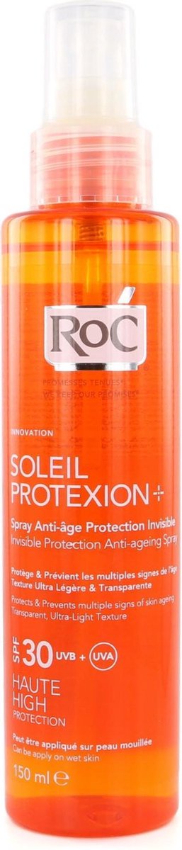 Roc Soleil Protexion Invisible Spray Anti Age - SPF 30 - 150 ml - Zonnebrand spray