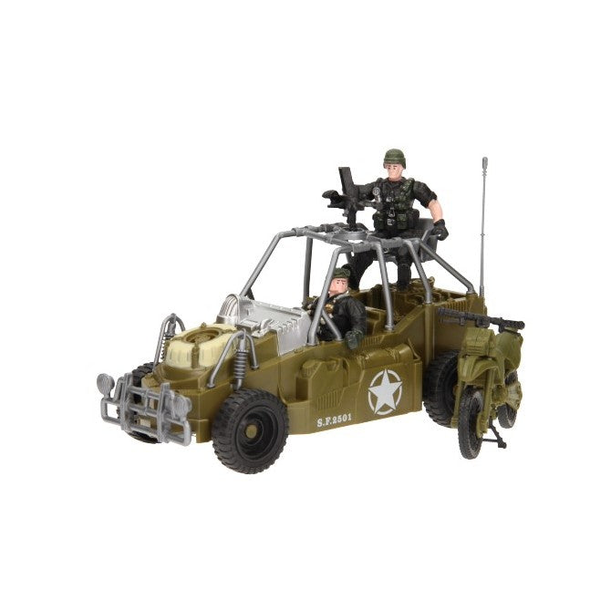 Army Forces Speelset - Legervoertuig en Motor