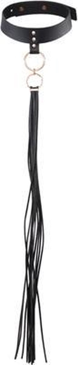 MAZE Choker Met Flogger| Bondage | Speeltjes | Pinwheel | BDSM | SM | Meesteres | Sado |  Dildo | Vibrator | Penis | Buttplug | Sexy | Erotische | Man | Dames
