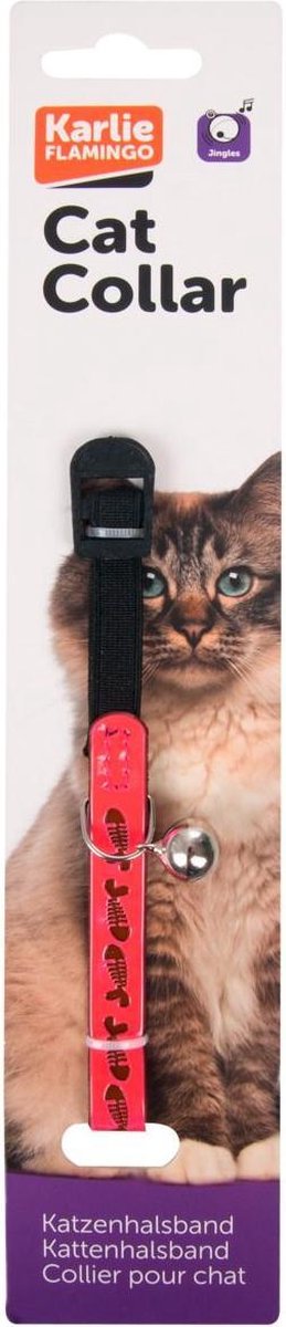Cat collar fish yellow 30cm 10mm