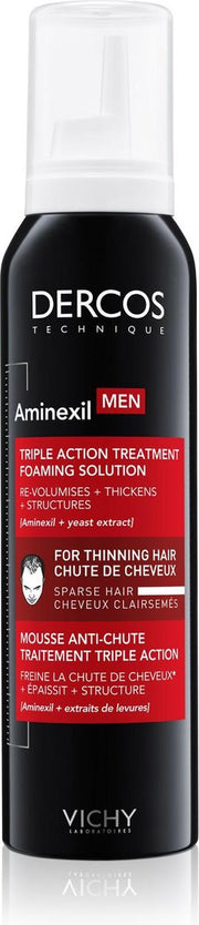 Vichy Dercos Aminexil Mousse - Anti-haaruitval Man - 150 ml - Voor Dunner Wordend Haar